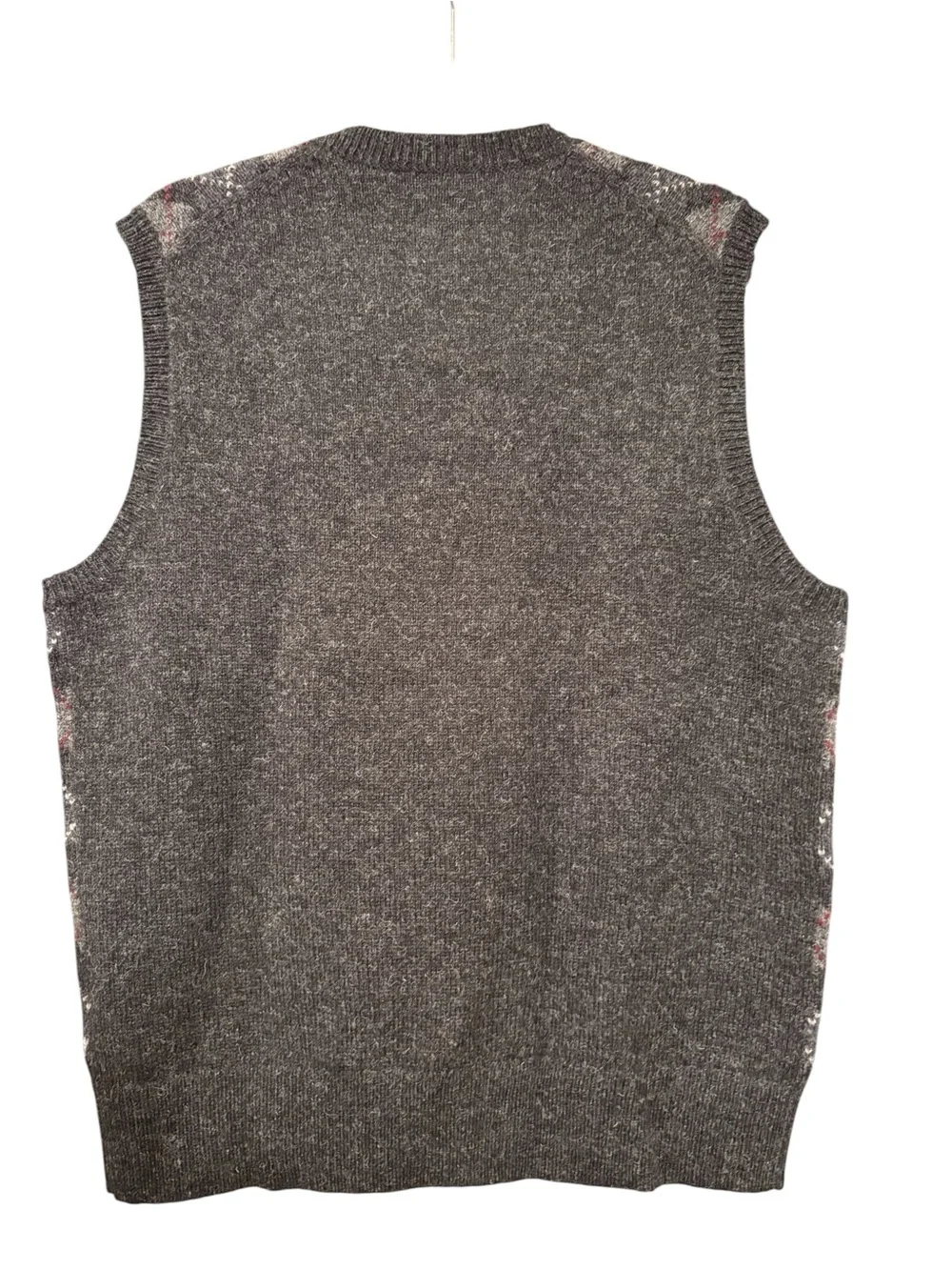 NWOT Polo Ralph Lauren Wool Argyle Sweater Vest in Charcoal Gray Men’s Large